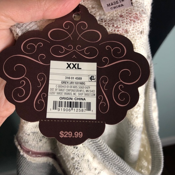 NWT Knox Rose Women's Lace Crewneck Sweatshirt. - Picture 9 of 11